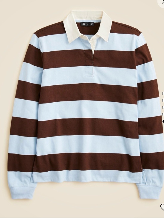 J. Crew Tops - J Crew New Premium Weight Classic Rugby shirt